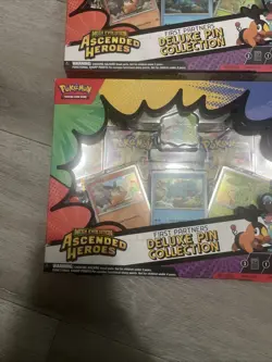Pokemon TCG: Ascended Heroes First Partners Pin Collection Sealed Box (Lot of 2) - Image 2