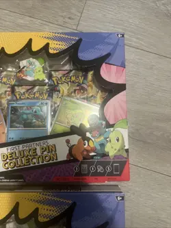 Pokemon TCG: Ascended Heroes First Partners Pin Collection Sealed Box (Lot of 2) - Image 4
