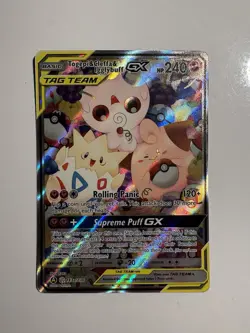 Pokemon TCG Togepi&Cleffa&Igglybuff GX Tag Team 143a/236 BGS 9 - Image 1