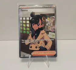 Emma 107/086 Full Art Trainer - Chaos Rising Full Art Pokemon Trading Card NM - Image 1