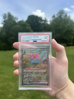 Pokemon Venusaur ex 198/165 Scarlet & Violet 151 Special Illustration Rare PSA 9 - Image 1