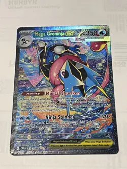 Mega Greninja ex SIR 116/086 Chaos Rising Special Illustration Rare Pokemon TCG - Image 1