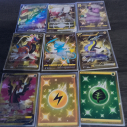 Pokemon TCG Crown Zenith 9 Card Holo Lot Galarian Gallery Glaceon VSTAR - Image 1