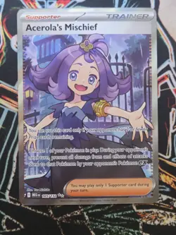 Pokemon TCG - Acerola's Mischief 165/132 - Ultra Rare - Mega Evolution - NM/M - Image 1
