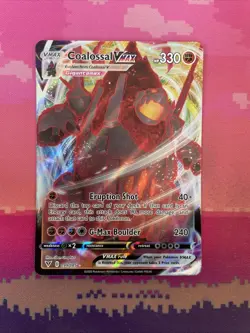 Pokemon Card Coalossal VMAX 099/185 Ultra Rare Vivid Voltage Near Mint - Image 1