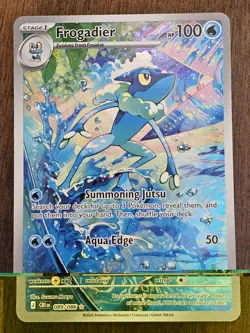 Frogadier 89/86 IR Chaos Rising Pokemon TCG Illustration Rare Holo NM - Image 1