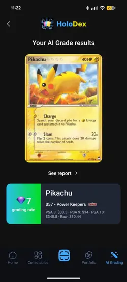 The Pokemon Company Pokemon TCG Pikachu 57/108 Power Keepers Common Regular 40HP - Image 3