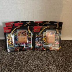 Pokemon TCG Chaos Rising 3-Pack Blister - NEW SEALED - IN HAND - LOT OF 5 - Image 1