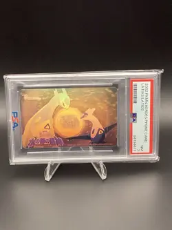 2002 POKEMON CENTER PHONE CARD HOLOGRAM HEROES: LATIOS & LATIAS PSA 7 - Image 2