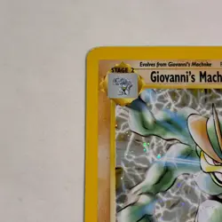 Giovanni's Machamp 006/132 Pokemon TCG Holo Rare Gym Challenge LP - Image 3