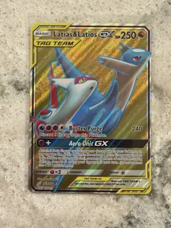 Pokemon Latias & Latios GX TAG TEAM 169/181 Team Up Ultra Rare Full Art Holo - Image 1