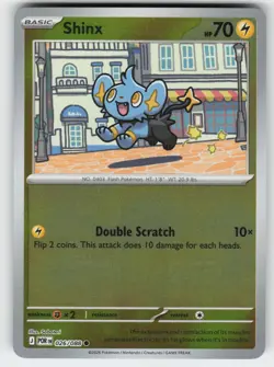 Shinx 026/088 Common Perfect Order Pokemon Reverse Holo Near Mint - Image 1