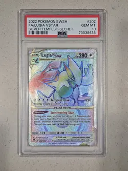 Pokemon - Lugia VSTAR (Secret) Rainbow - Silver Tempest 202/195 PSA 10 - Image 1