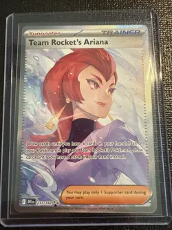 Pokemon Destined Rivals Team Rockets Ariana Special Illustration Card 237/182 - Image 1