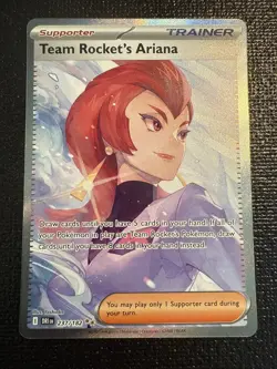 Pokemon Destined Rivals Team Rockets Ariana Special Illustration Card 237/182 - Image 2
