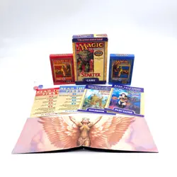1999 Magic the Gathering Starter Game Box Complete Cards Manuals Poster Vintage - Image 1