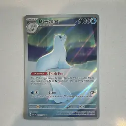 Pokemon TCG Dewgong 097/094 Me02 Phantasmal Flames Holo Stage 1 130 HP Slam - Image 1