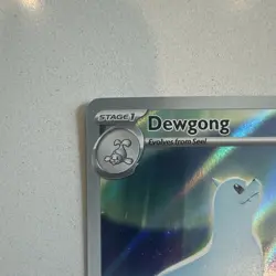 Pokemon TCG Dewgong 097/094 Me02 Phantasmal Flames Holo Stage 1 130 HP Slam - Image 3