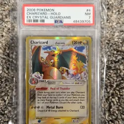 PSA 7 Charizard Delta Species 4/100 EX Crystal Guardians 2006 Holo Pokemon - Image 1