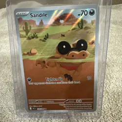 Pokemon TCG - Sandile - 135/086 - Illustration Rare - SV: Black Bolt - Image 1