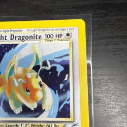 Light Dragonite 14/105 Rare Neo Destiny Holo Unlimited Pokemon Card SWIRL 💫🔥 - Image 4