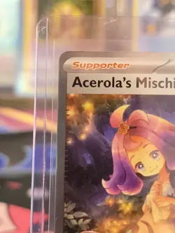 Pokemon Acerola's Mischief 183/132 Mega Evolution Full Art Holo Trainer Card - Image 3