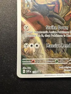 Pokemon Card TCG - Kingambit SVP 130 Black Star Promo Scarlet & Violet Near Mint - Image 3