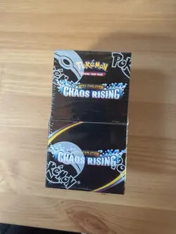 Pokemon TCG Chaos Rising Half Booster Box Factory Sealed (slight tear in seal) - Image 1