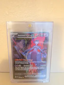 Pokemon TCG Destined Rivals Team Rockets Mewtwo EX Card 231/182 NM Condition - Image 1