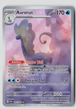 Aurorus 092/088 Holo Illustration Rare Perfect Order Pokemon NM - Image 1