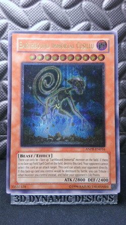 | Yugioh Earthbound Immortal Cusillu ANPR-EN016 Ultimate Rare Ancient LP/PL 🔥 | - Image 1