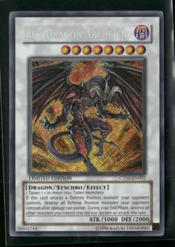 Red Dragon Archfiend #CT05-EN002 Yugioh Secret Rare,Limited Edition - Image 1