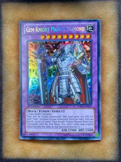 Yugioh Gem-Knight Master Diamond HA07-EN059 Secret Rare 1st Ed NM - Image 1