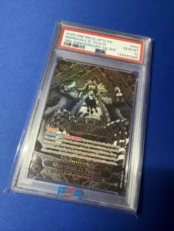 2025 One Piece OP12 English 3rd Anniversary Silver #093 Marshall D. Teach PSA 10 - Image 1