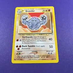 Graveler Uncommon Neo Revelation 30/64 Pokemon Trading Card TCG - Image 1
