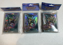 yugioh dark magician girl the dragon knight 3x 50 card sleeves 150 ACCESSORY - Image 1