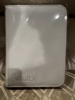 Vault X White Edition 4-Pocket Exo-Tec Zip Binder - 160 Cards - New - Image 2