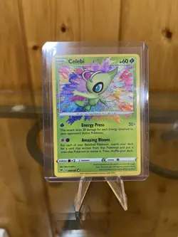 Rayquaza, Raikou & Celebi Amazing Rare SWSH04: Vivid Voltage Pokemon Card - Image 3