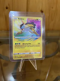 Rayquaza, Raikou & Celebi Amazing Rare SWSH04: Vivid Voltage Pokemon Card - Image 5