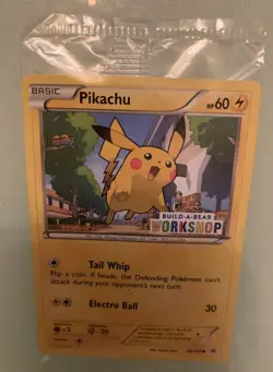 Pikachu 20/108 Roaring Skies Build A Bear Workshop Pokemon Card 2015 - Image 1