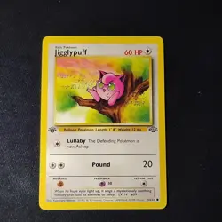 Pokemon TCG Jigglypuff Jungle 54/64 1st Edition NM - Image 1