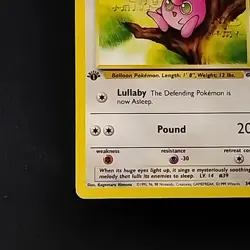 Pokemon TCG Jigglypuff Jungle 54/64 1st Edition NM - Image 5