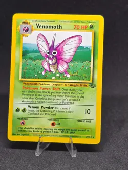 Pokemon TCG Venomoth 29/64 Jungle Vintage WoTC Rare NM - Image 1