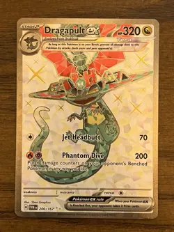 Dragapult ex 200/167 SV06 Twilight Masquerade Ultra Rare Holo ENG HP320 S2 - Image 1