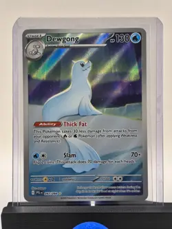2025 Pokemon TCG Phantasmal Flames Dewgong IR 097/094 Illustration Rare NM - Image 3