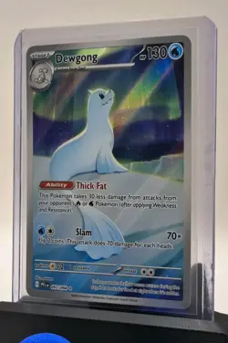 2025 Pokemon TCG Phantasmal Flames Dewgong IR 097/094 Illustration Rare NM - Image 4