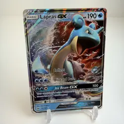 Lapras GX 35/149 Ultra Rare Holo Pokemon TCG Sun & Moon NM - Image 2