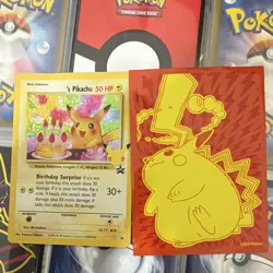 Pokemon TCG Wotc Promo Holo ______'s Pikachu 50 HP 1999 Birthday #25 - Image 3