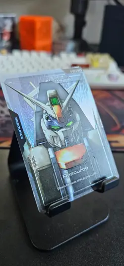 GUNDAM TCG CARD GAME GD01 / R-007 C+ DUEL GUNDAM - RESOURCE - FOIL - Image 2
