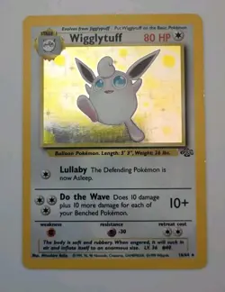 Wigglytuff Pokemon 16/64 Jungle Holo - Image 1